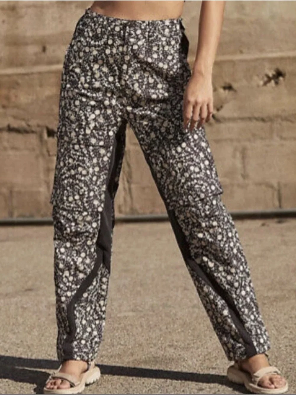 Free People Love You Back Pant Printed Pants Size M